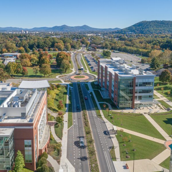 colonial avenue aerial view