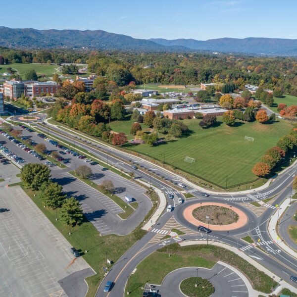 colonial avenue aerial view