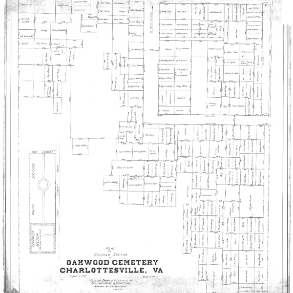 oakwood cemetery archival diagram