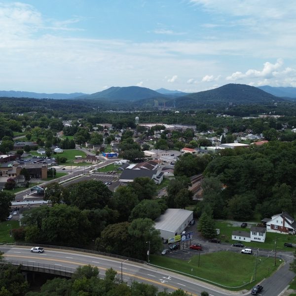 aerial view of vinton, va